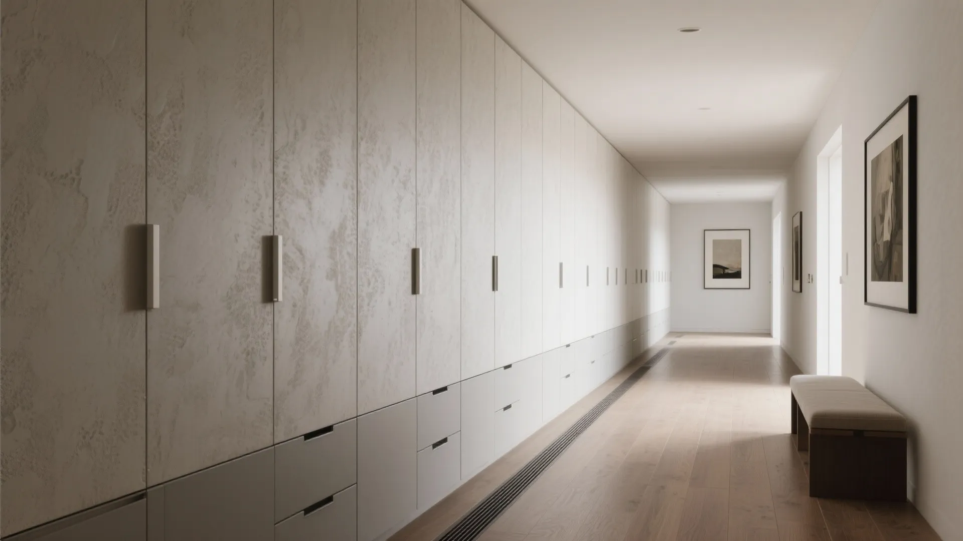 Storage Walls That Disappear into Architecture