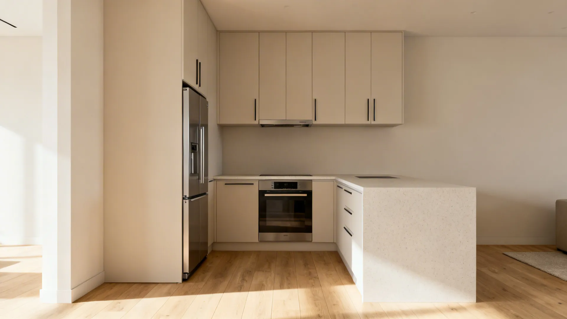 1) Minimalist Storage that Disappears into the Walls