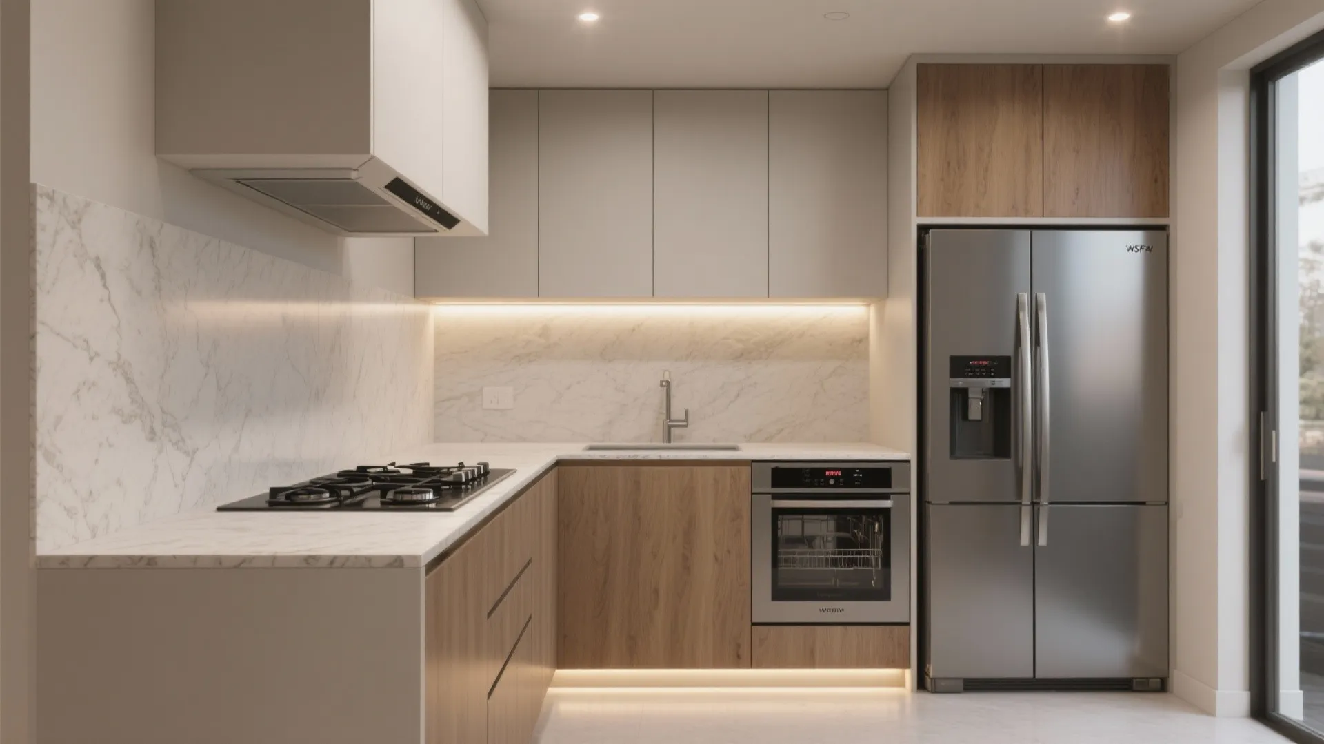 Discrete Tech: Induction, Integrated Lighting, and Hidden Appliances