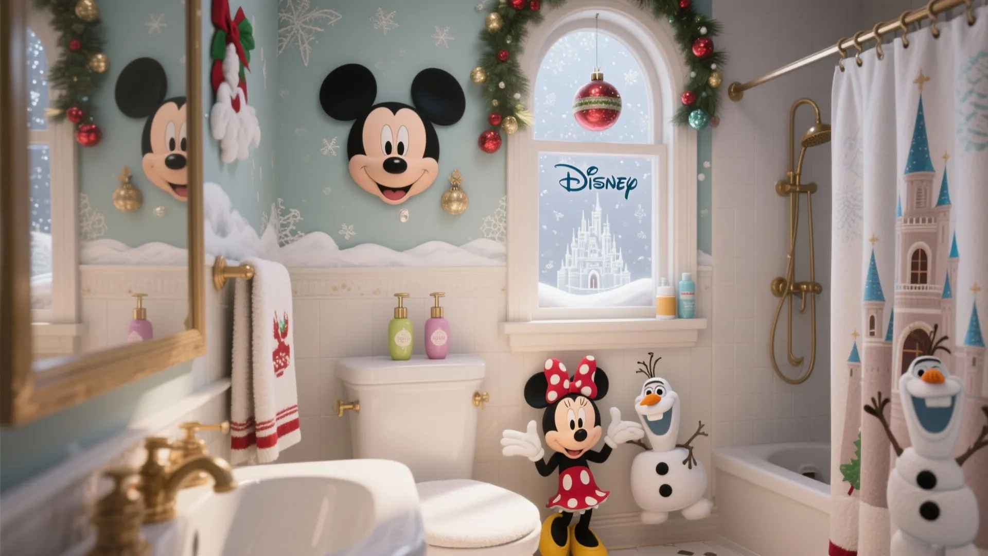 5 Disney Christmas Bathroom Decor Ideas: Festive Disney Christmas Bathroom Inspirations to Try