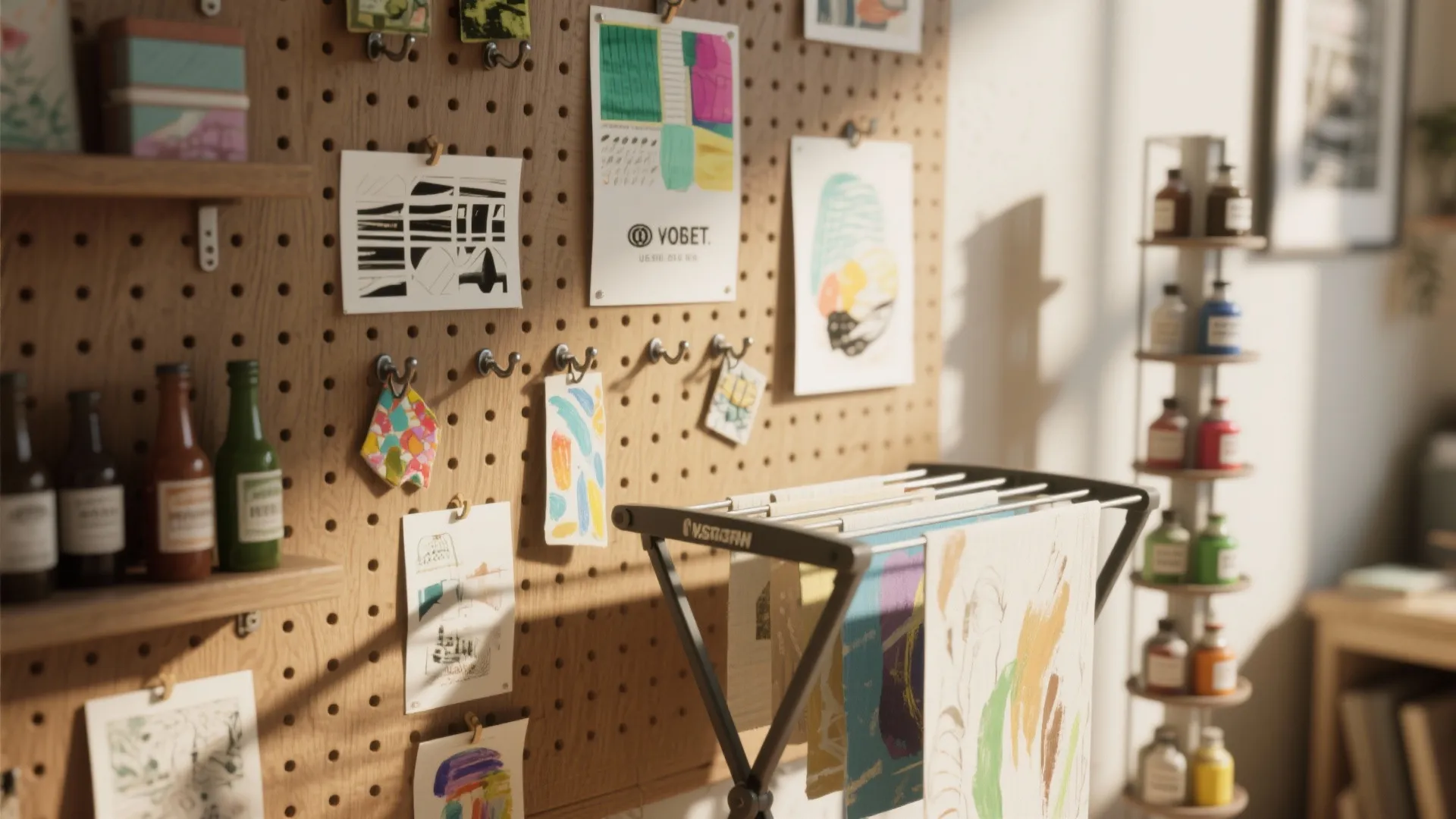 5. Display, Drying, and Inspiration Stations