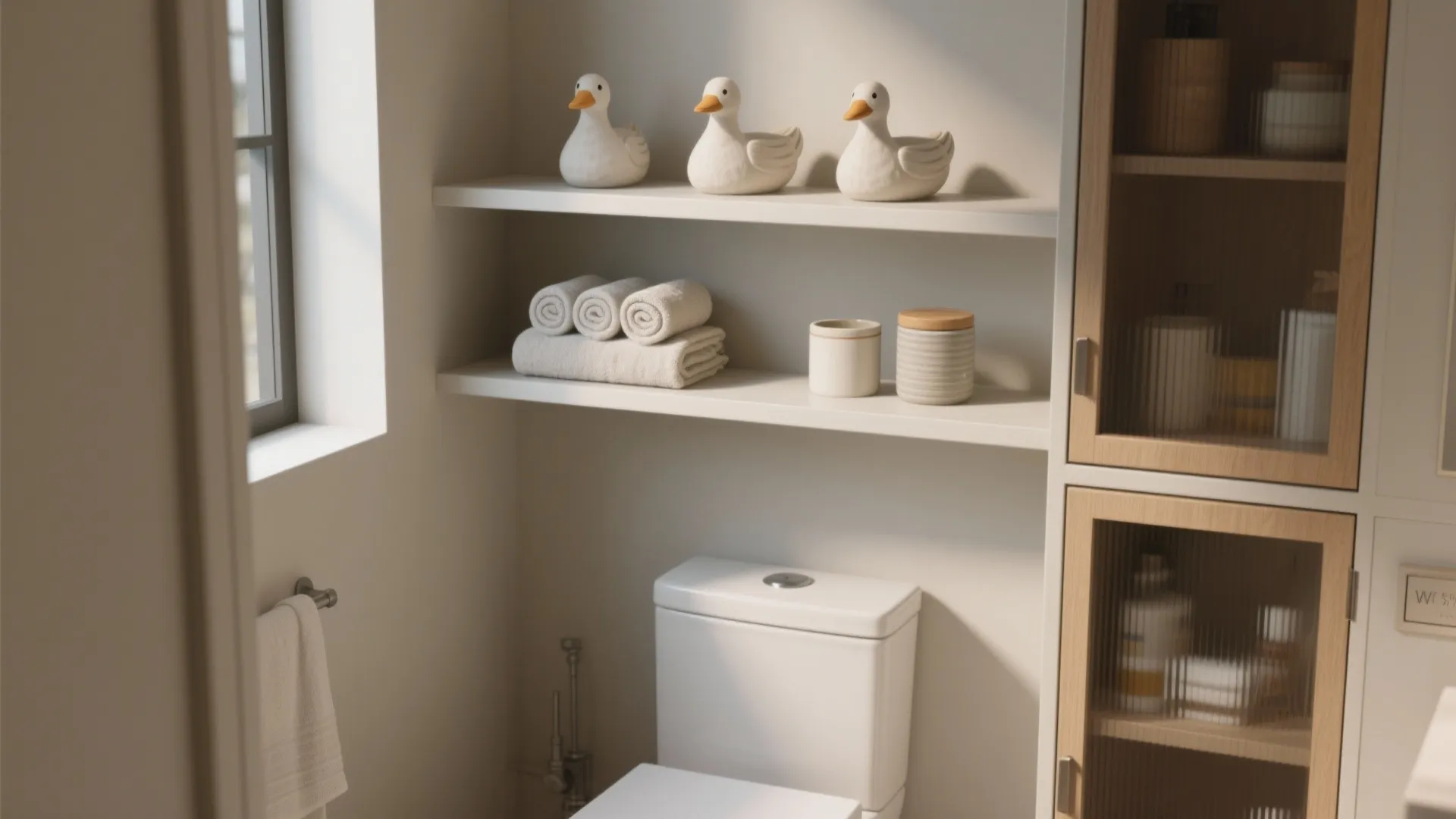 4. Display shelves that double as storage