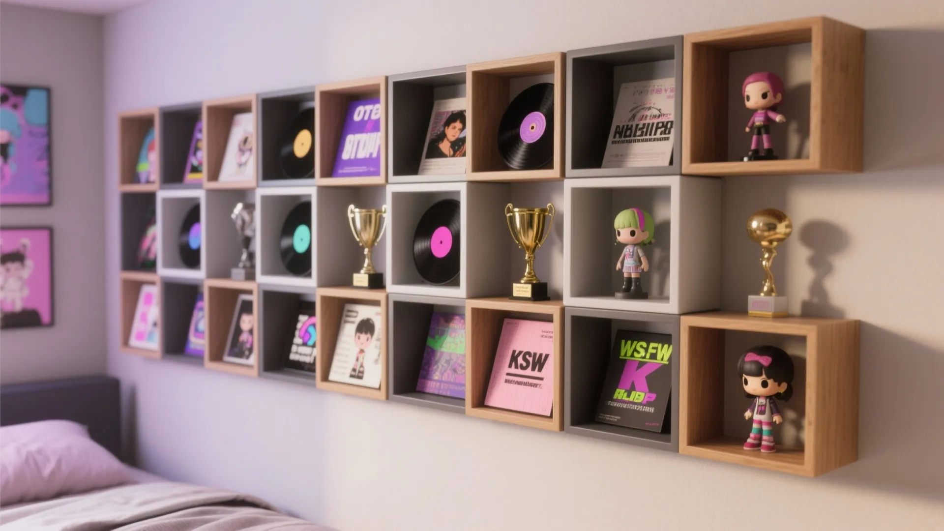 4. Personal display shelving for collections