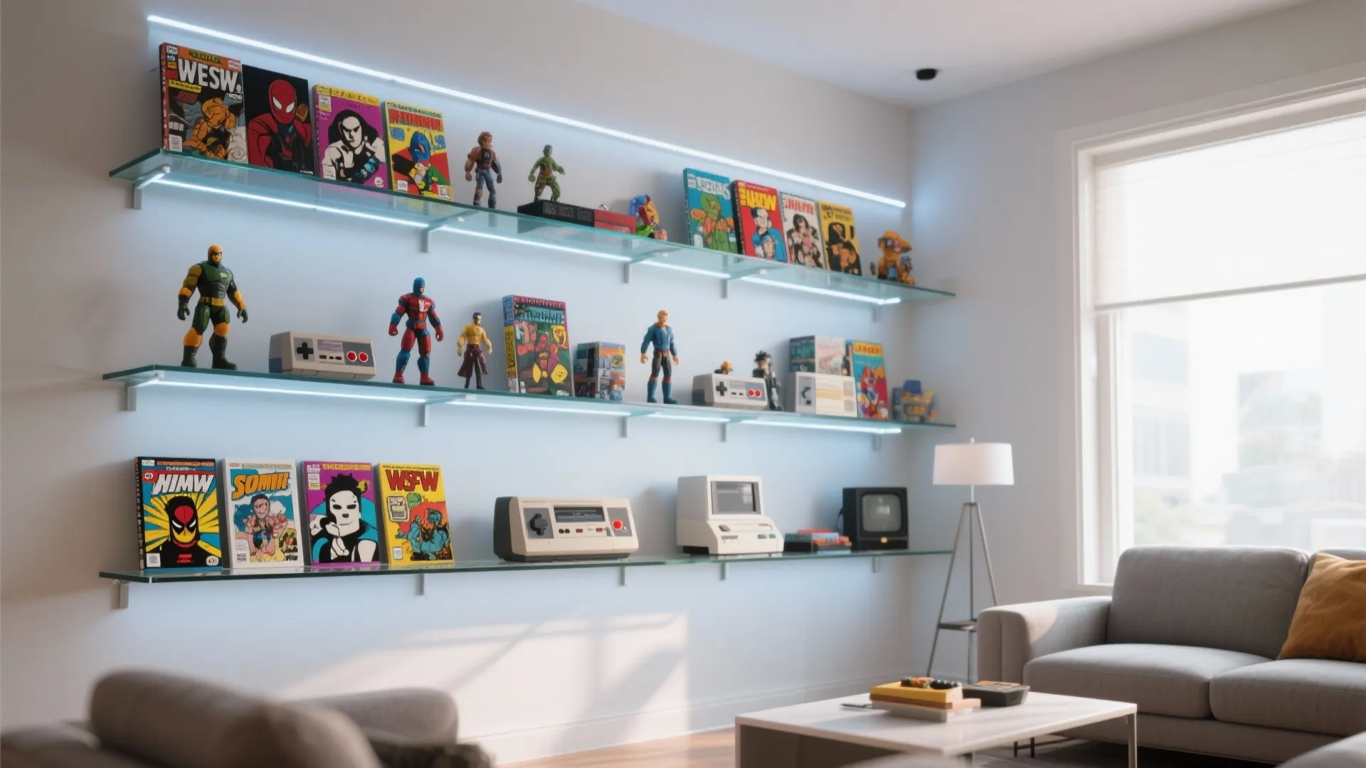 Tip 1: Build a Display Wall for Collectibles