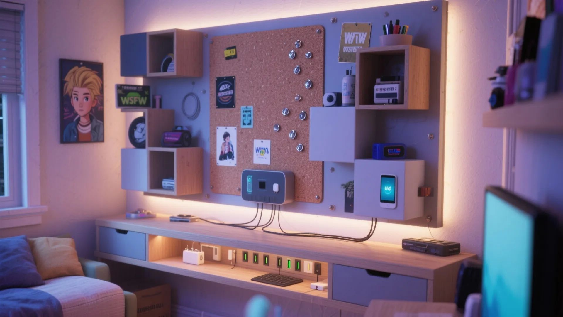 5. Personal display walls and tech integration