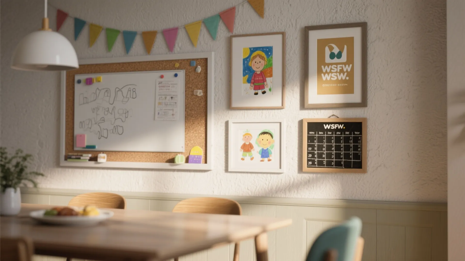 4. Display Wall and Whiteboard Zone