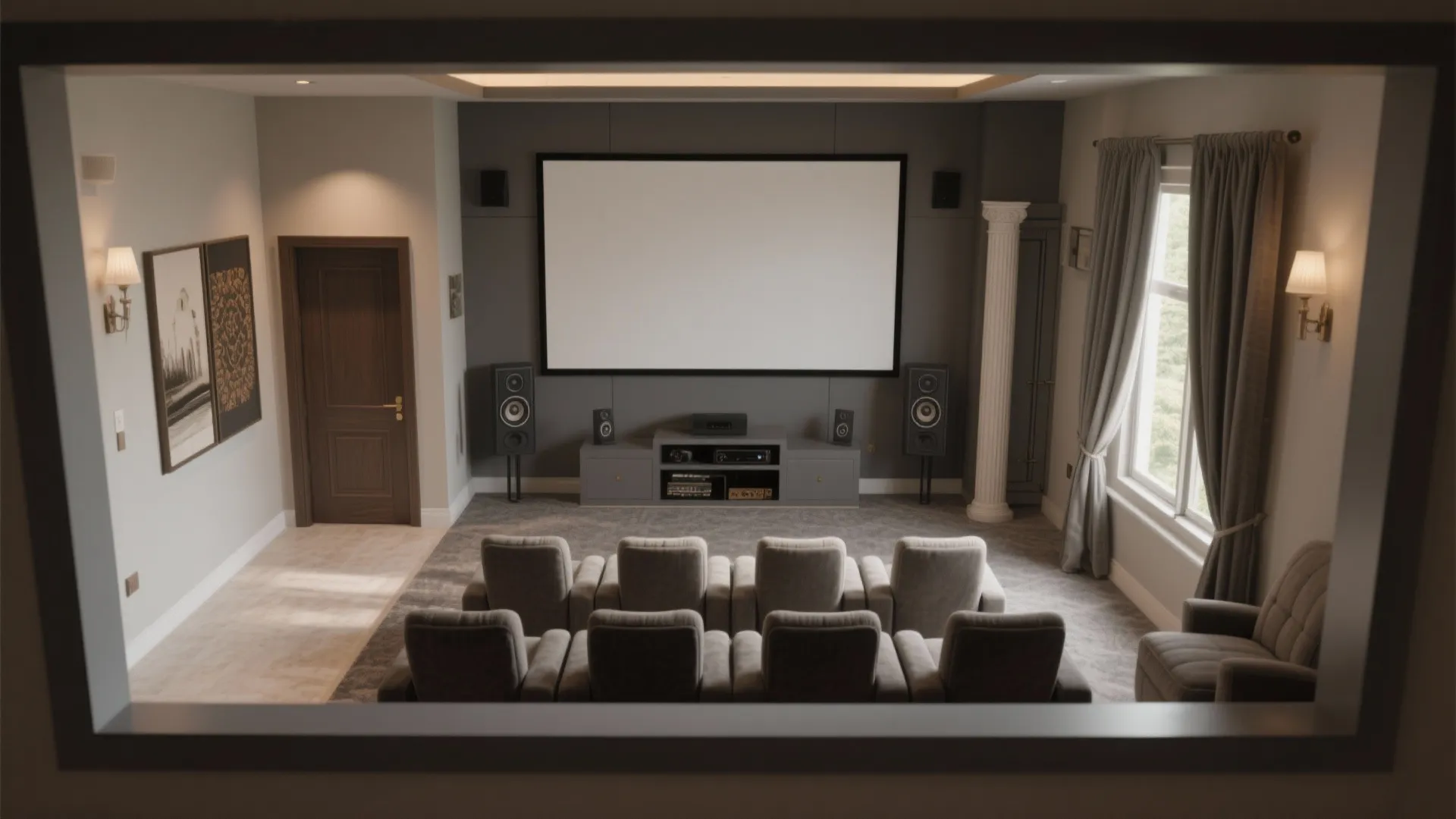 Idea 1: Calibrate viewing distance for real Indian room sizes