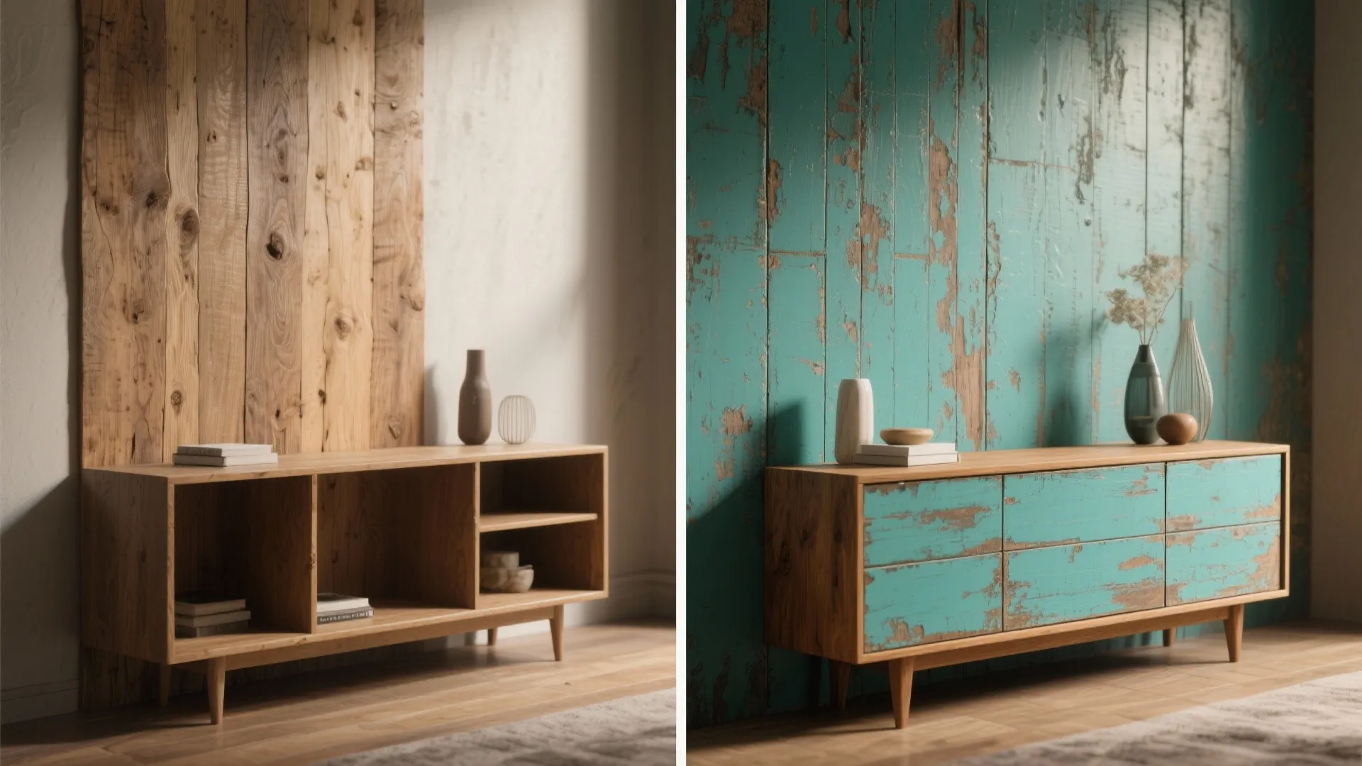 3. Distressed Furniture for Instant Character