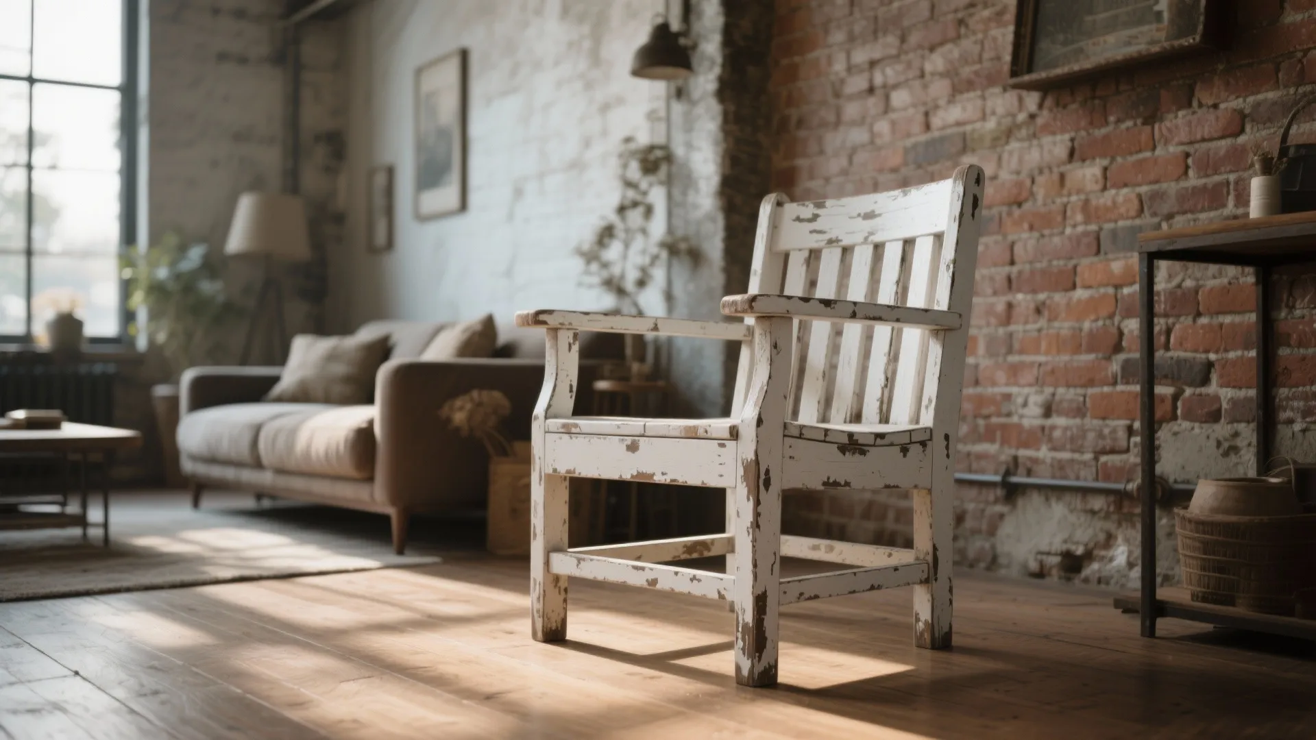 2. Distressed Paint Finish