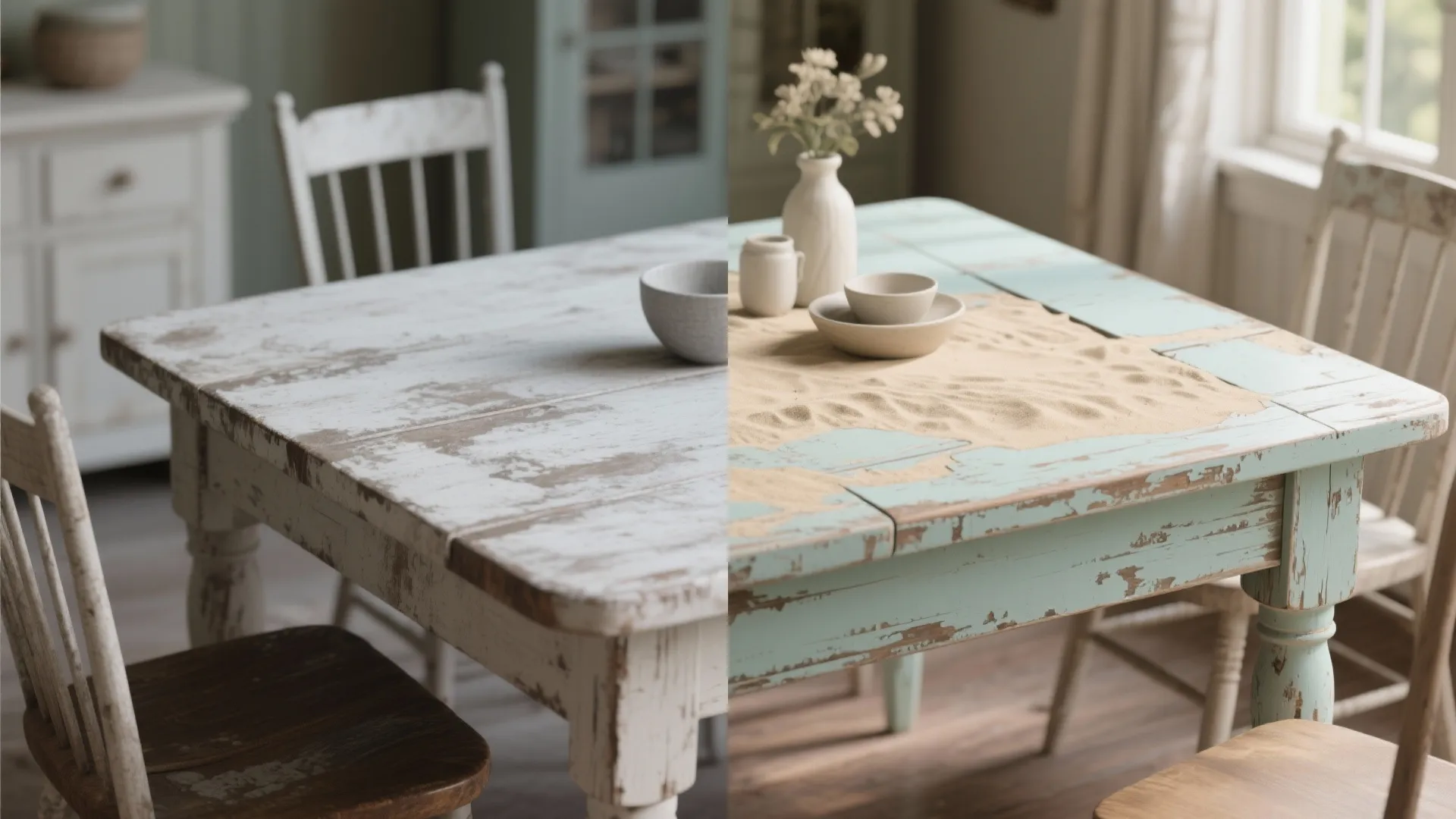 4. Distressed / Shabby Chic Finish