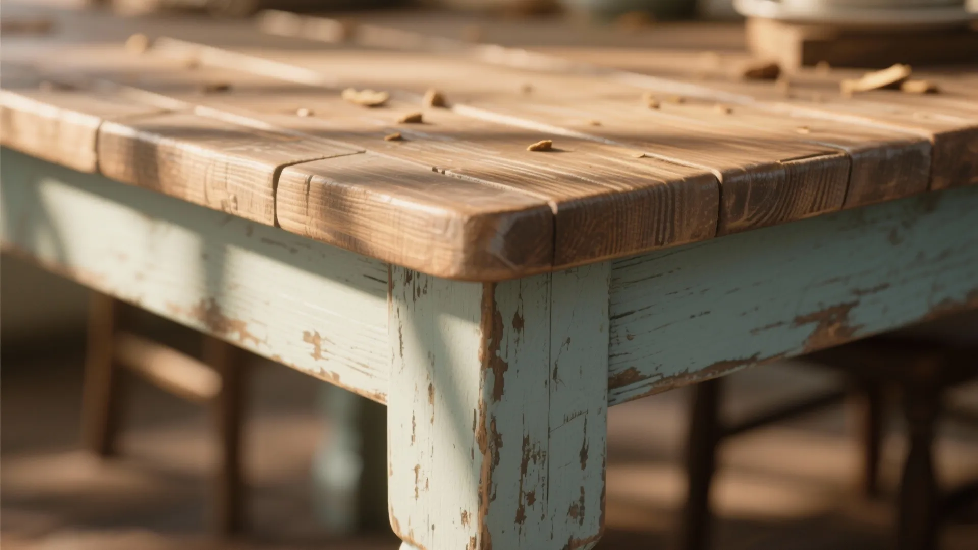 2. Distressed finish for lived-in charm