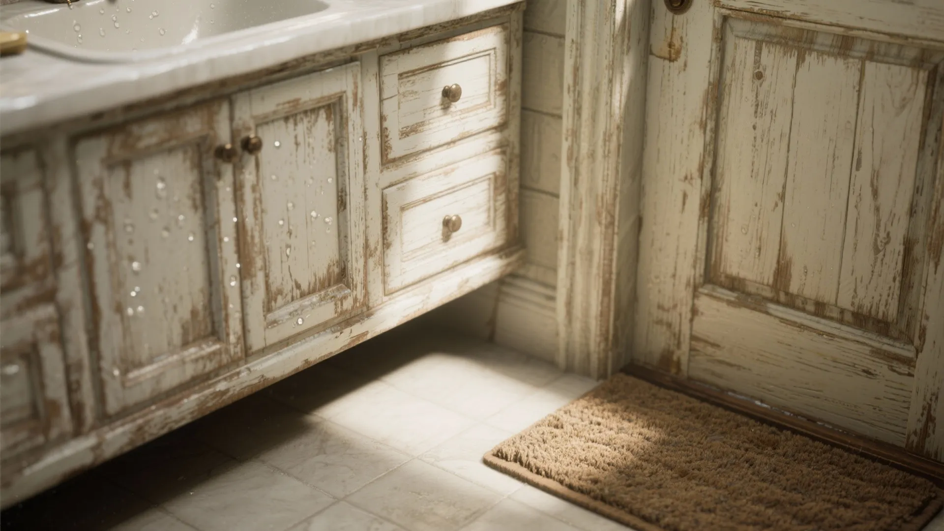 1. Soft patinas and distressed wood