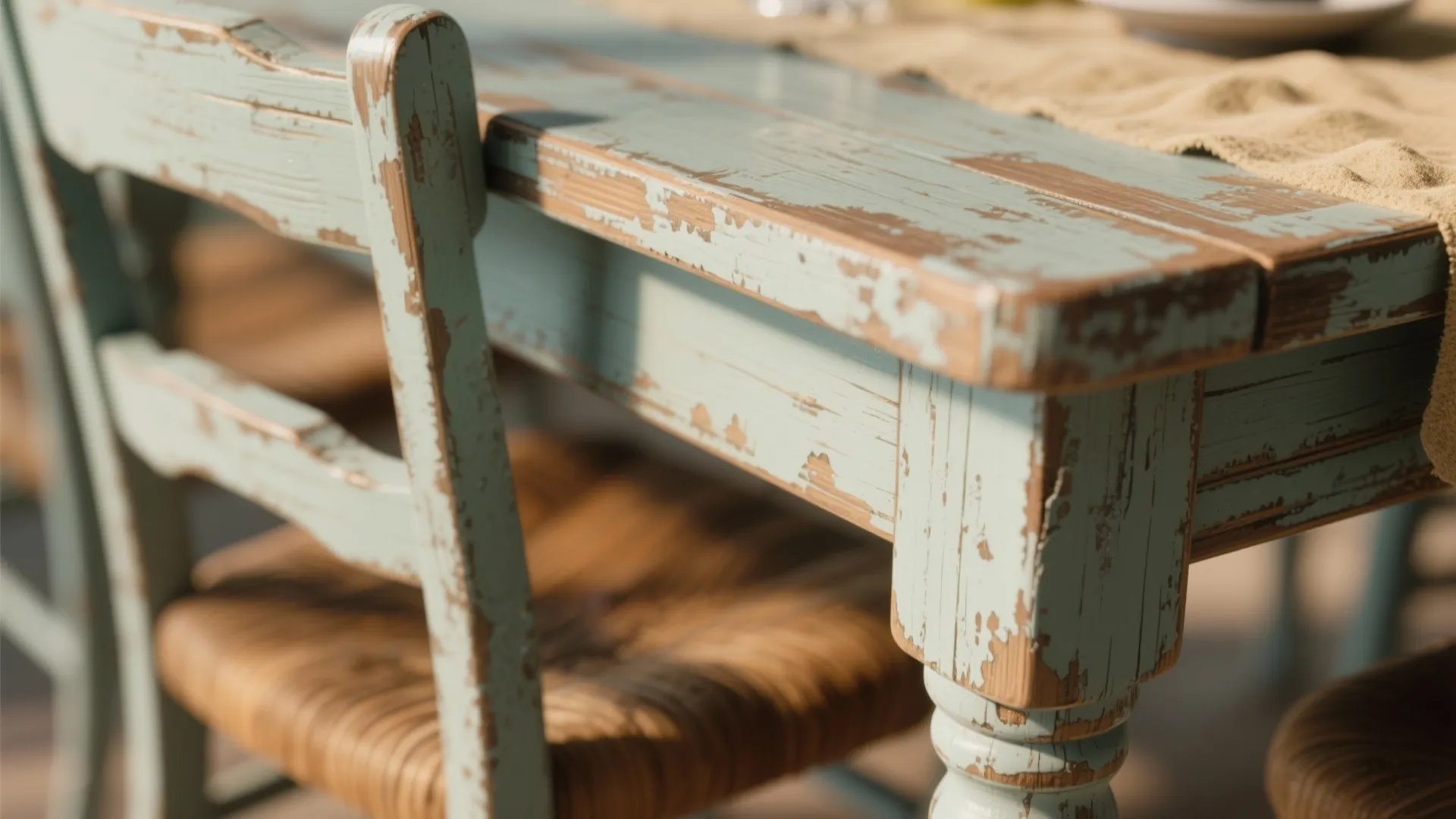 4. Distressed Vintage Finish