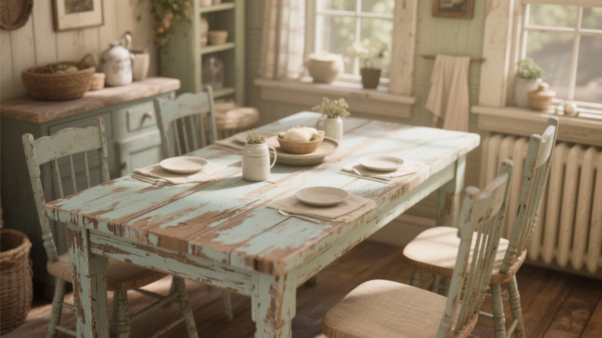 4. Distressed Vintage Look