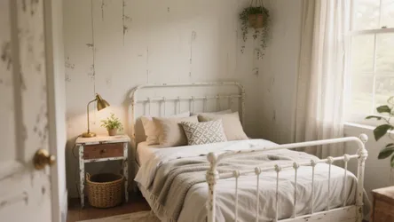5 Distressed White Bedroom Ideas