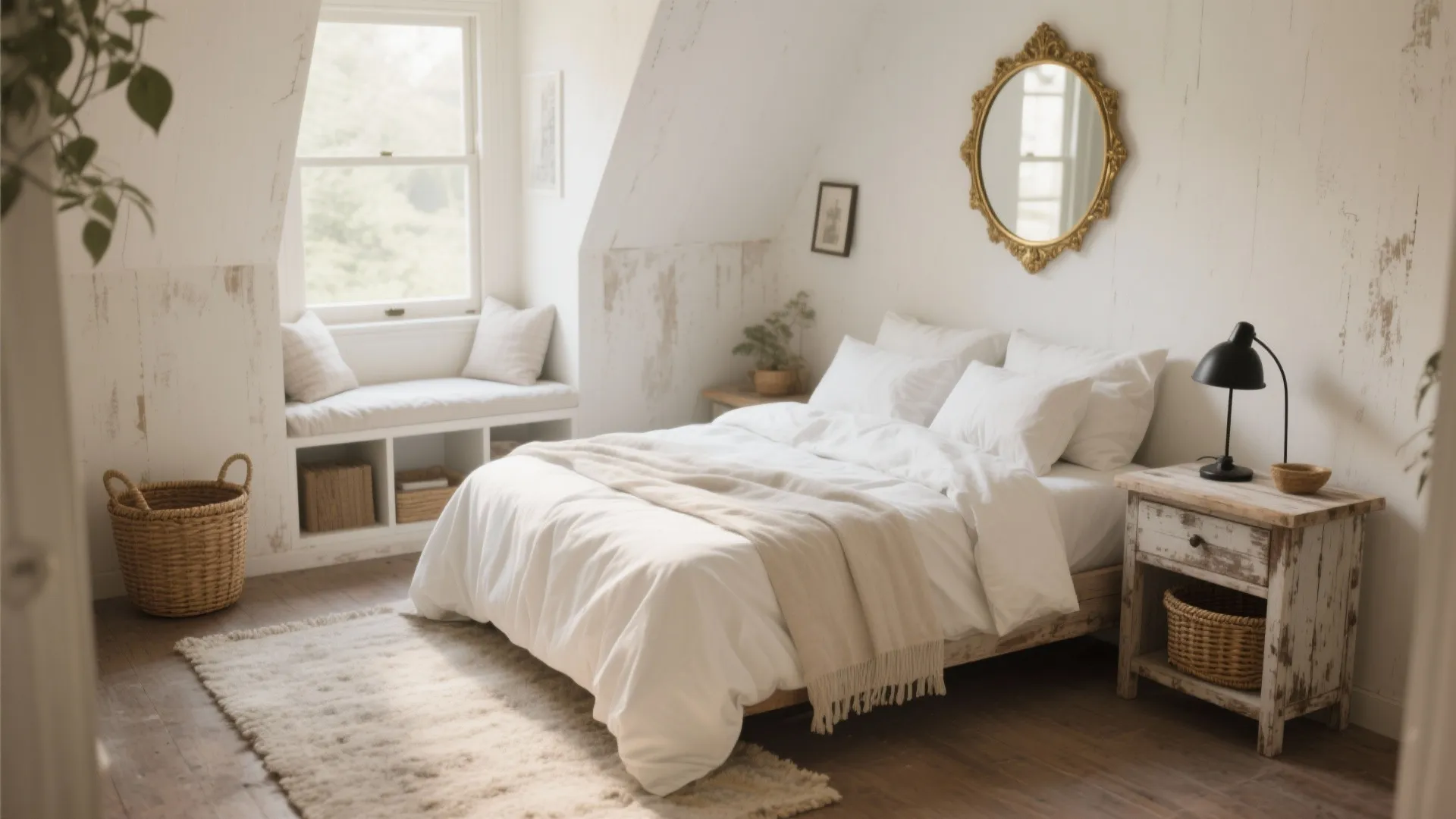 5 Distressed White Bedroom Set Ideas