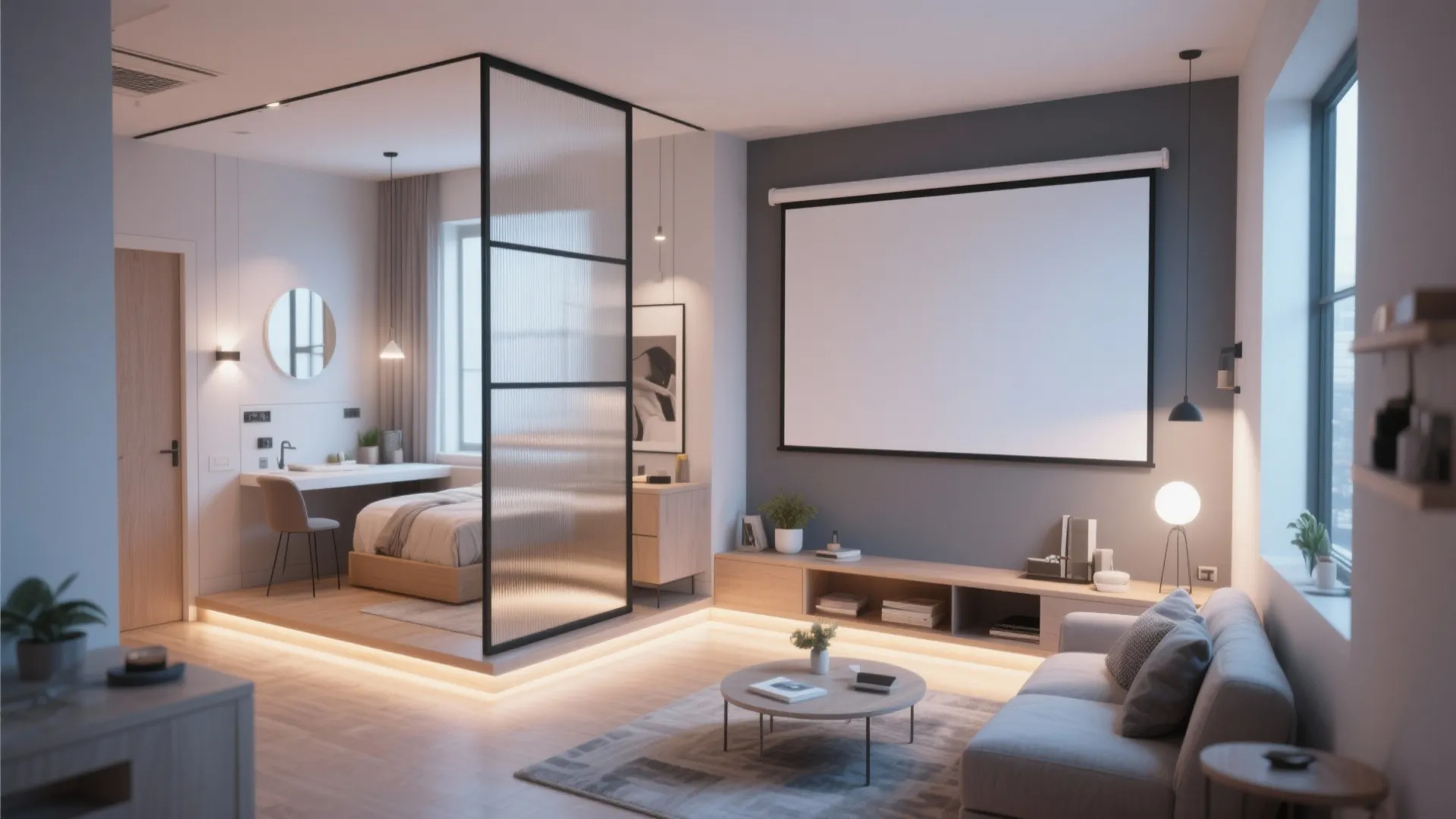 6. Dual-Purpose Divider Screen