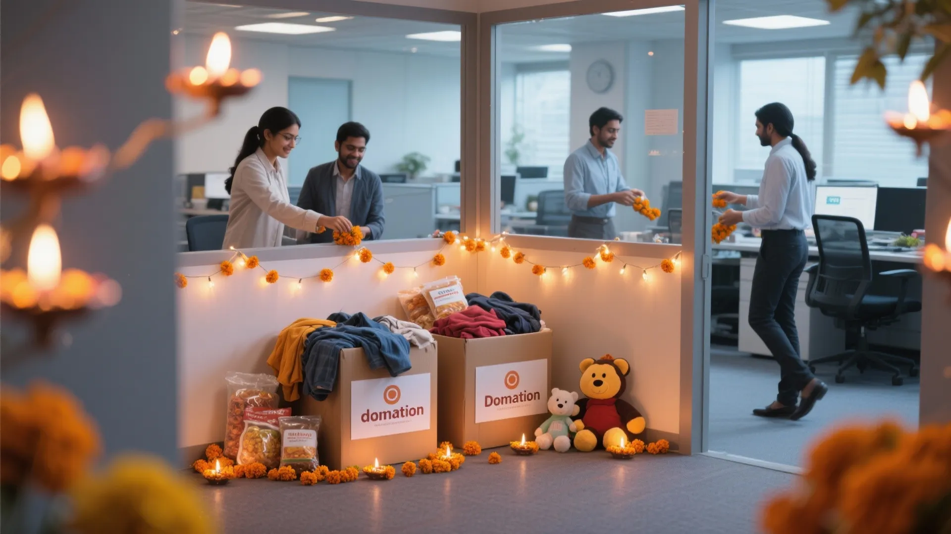 8. Charity Drive Alongside Celebrations