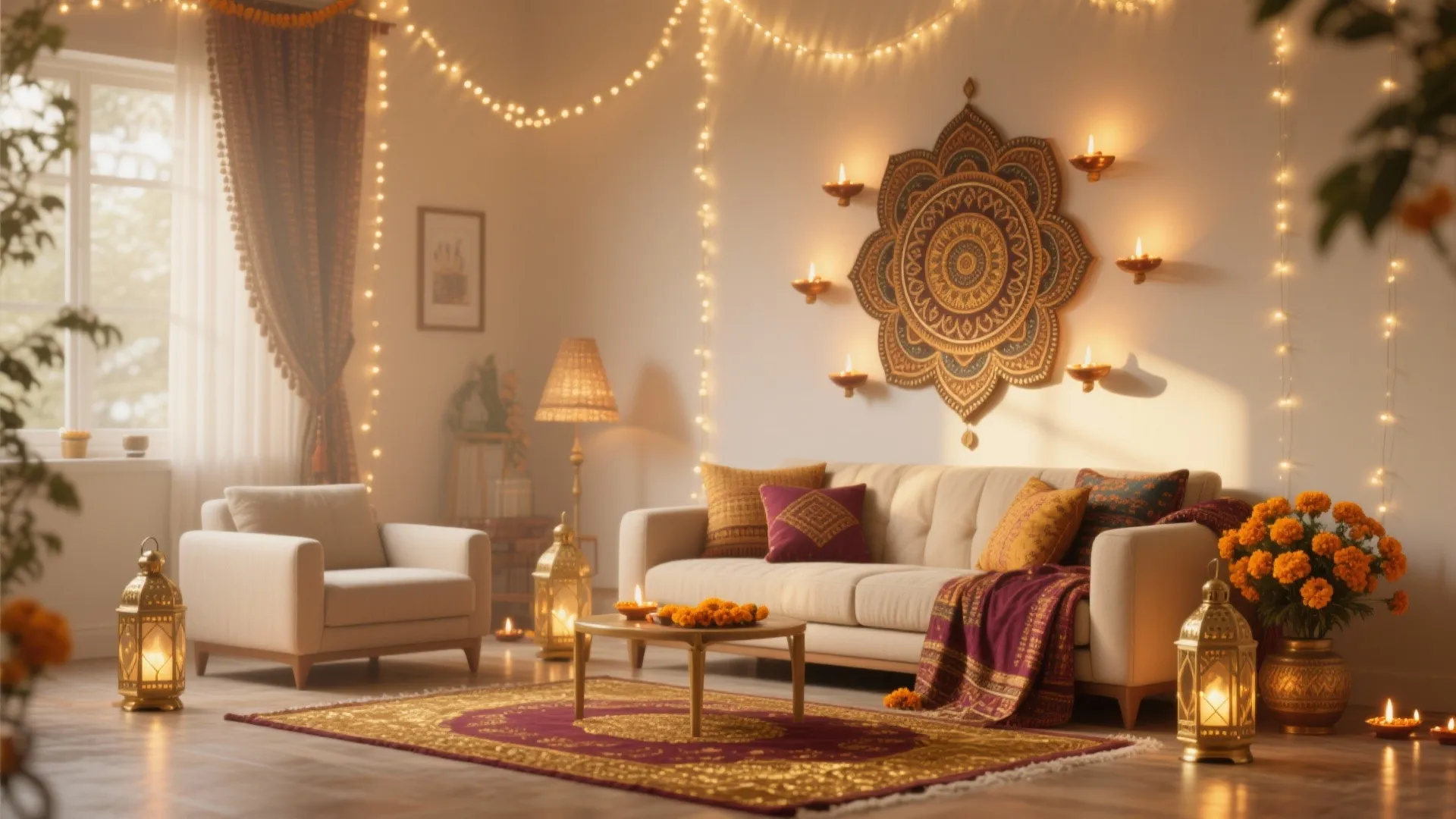 5 Diwali Living Room Decoration Ideas: Transform Your Space with My Tried-and-Tested Diwali Decor Inspirations