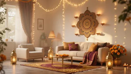 5 Diwali Living Room Decoration Ideas