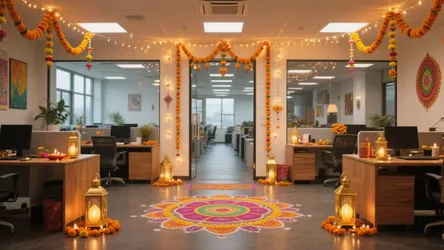 10 Office Decoration Ideas for Diwali