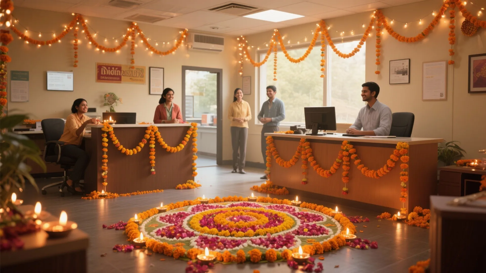 10 Creative Diwali Ideas for the Office: Celebrate Diwali at work with style, spirit, and shared joy