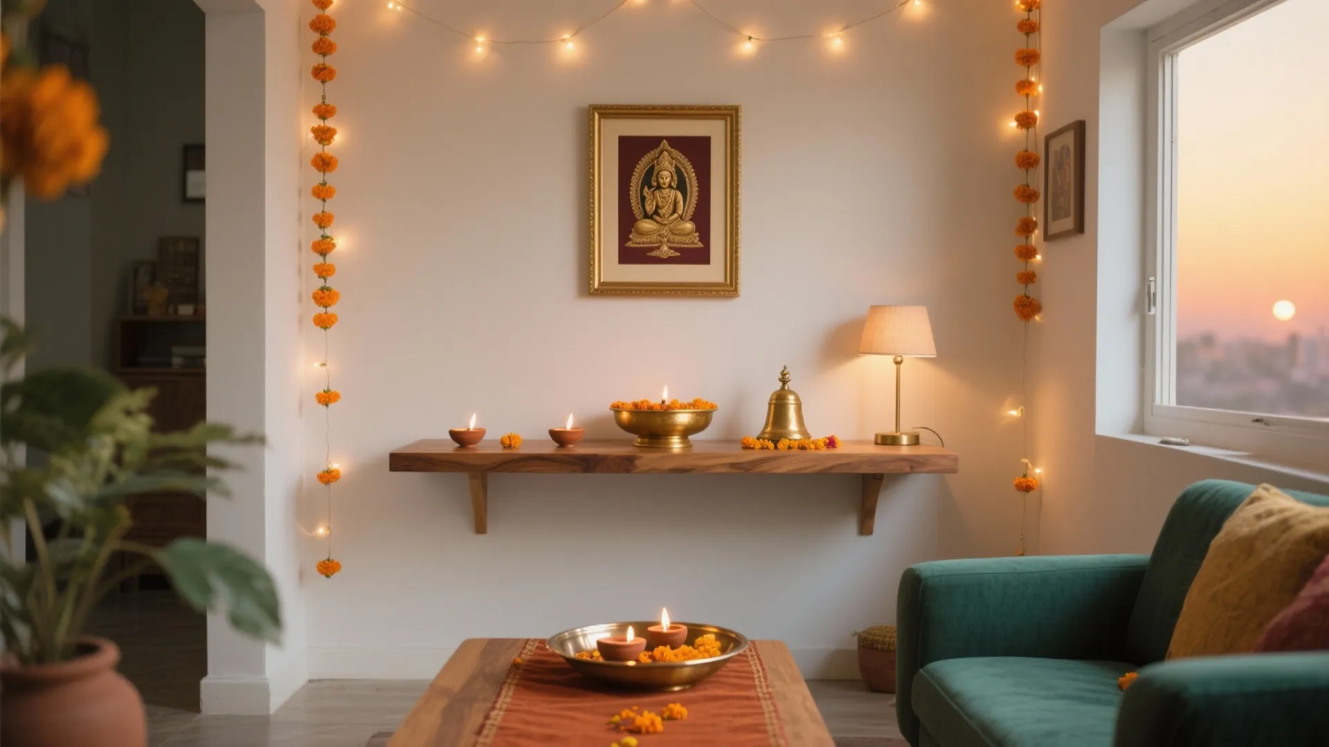 5 Diwali Pooja Decoration Ideas for Small Spaces: Practical, warm, and safe pooja decor ideas I’ve used in real homes—designed for small corners, studio apartments, and compact mandirs