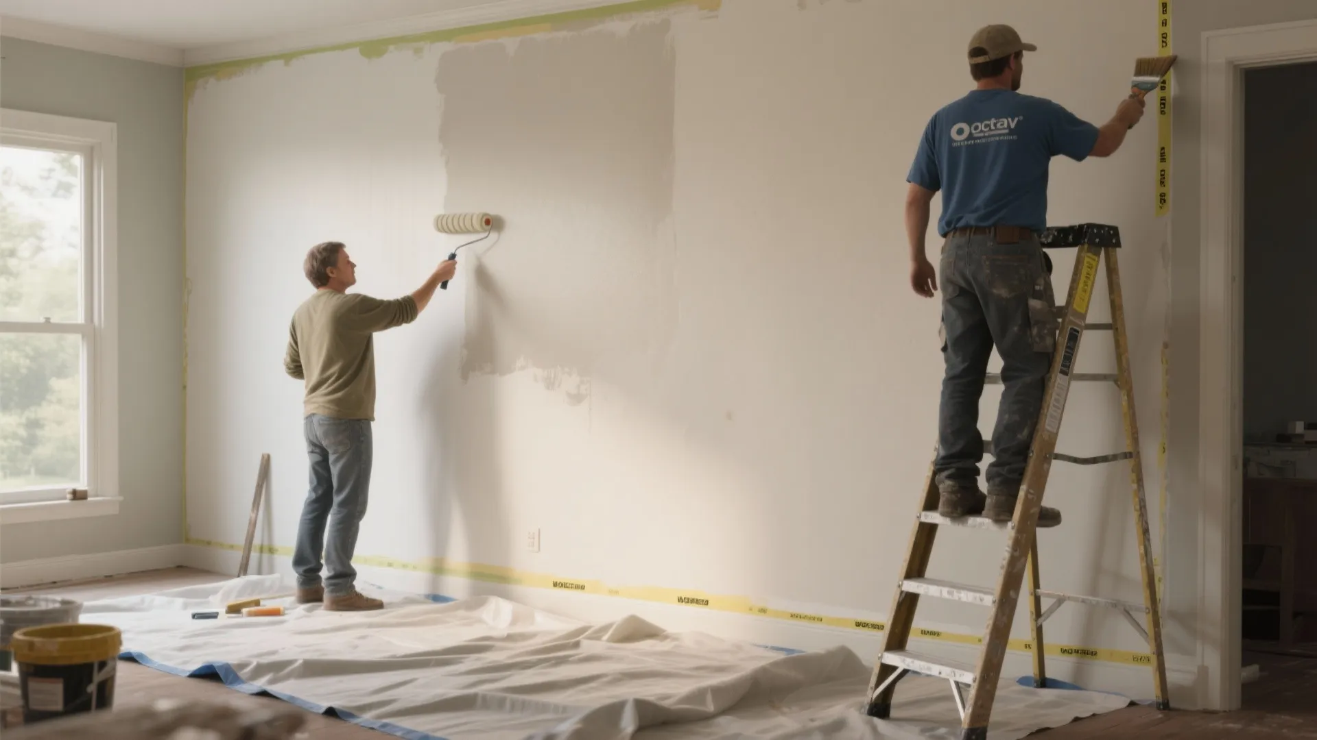 4. DIY Partial Painting, Hire for Trim