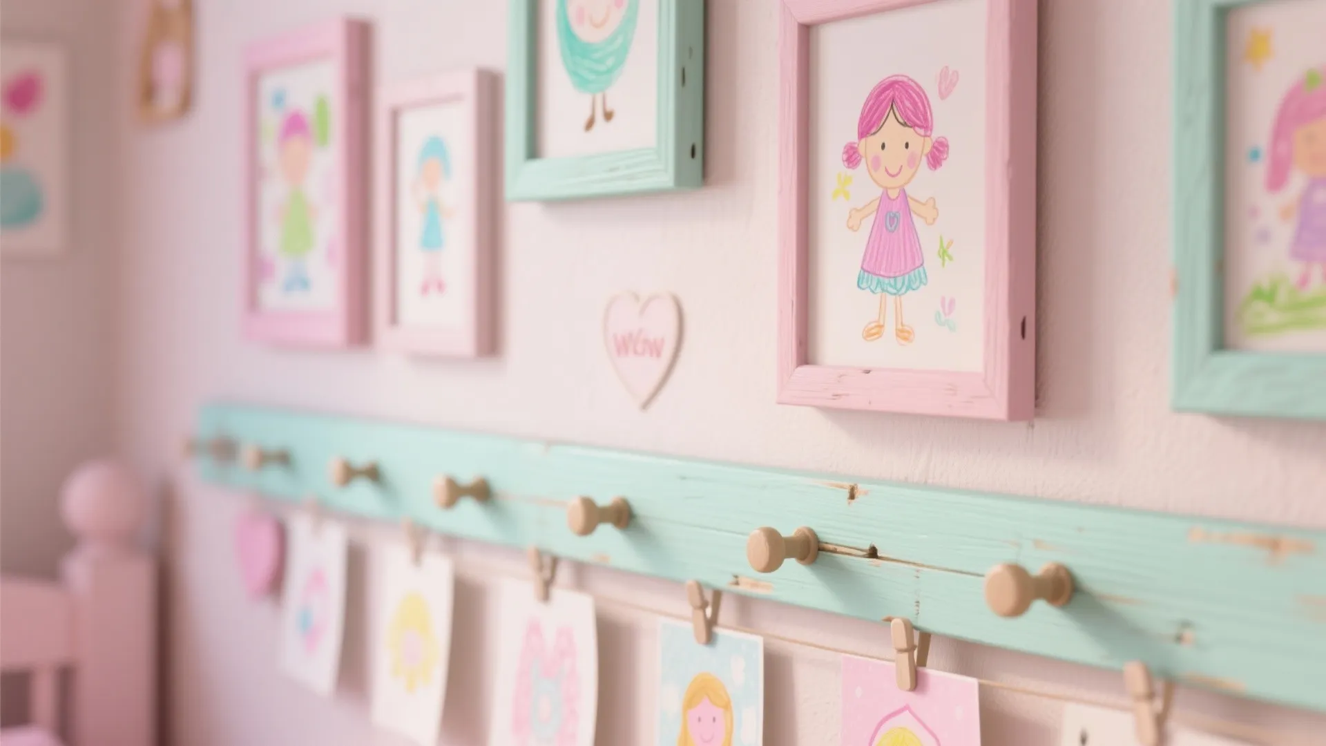 DIY Art Display Wall