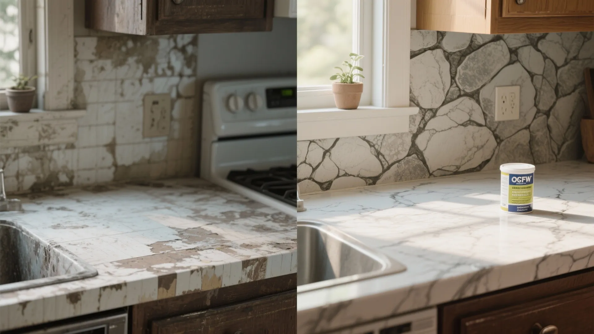 8. Try a DIY Countertop Makeover