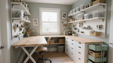 5 Craft Room Ideas DIY: Small-Space Designer Tips