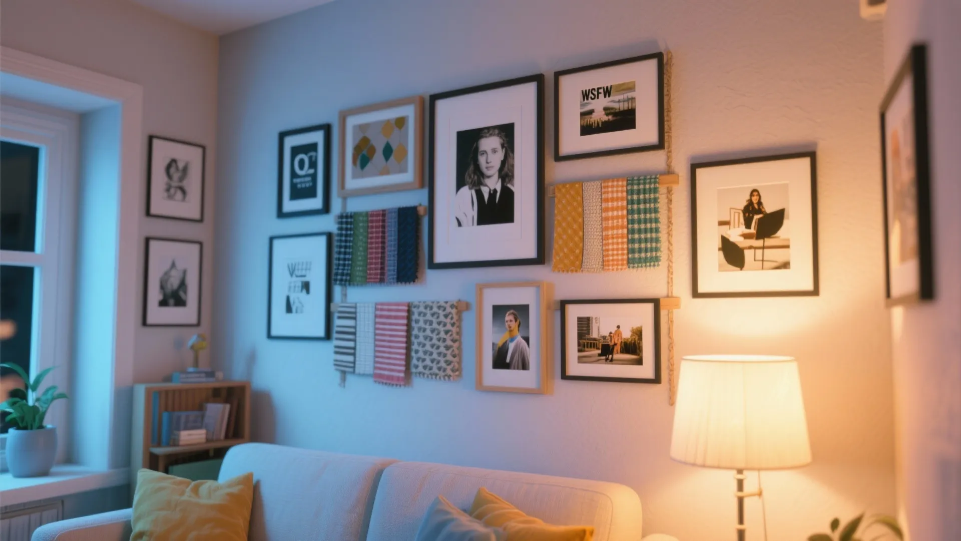 4. DIY Art Walls