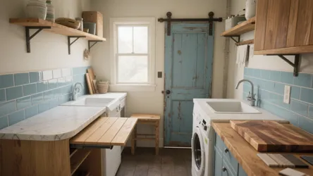 5 DIY Laundry Room Countertop Ideas