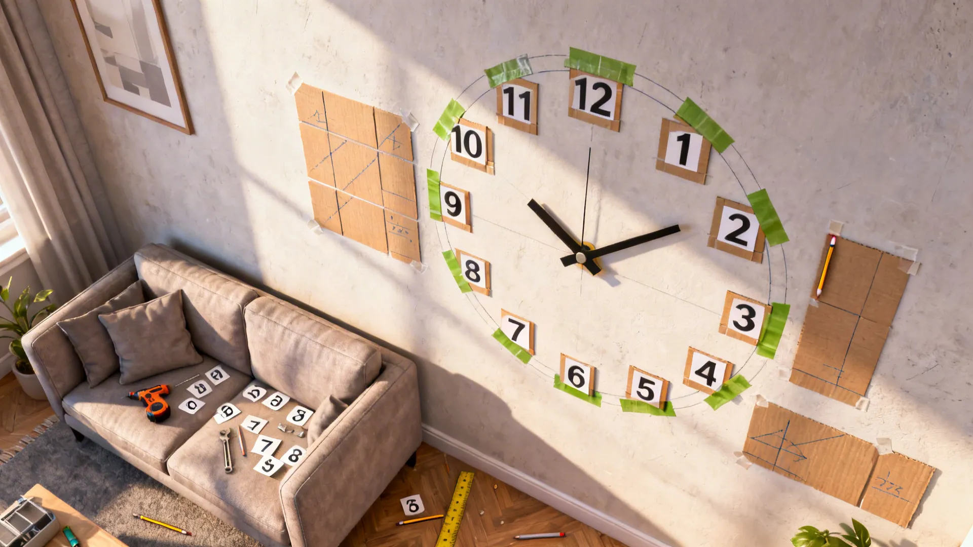 Empty Living Room Wall? 5 Living Room Wall Clock Ideas