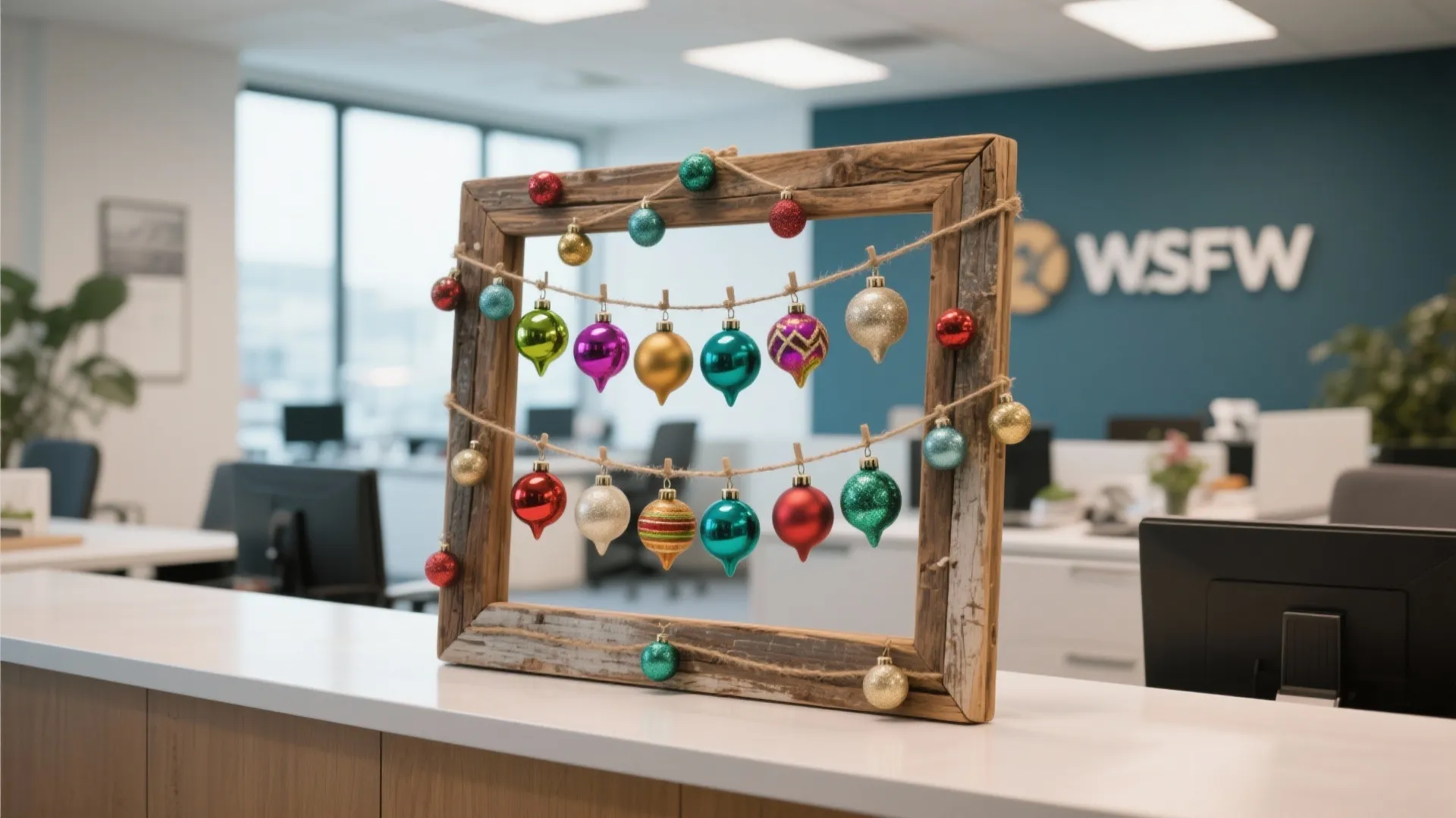 9. DIY Ornament Display