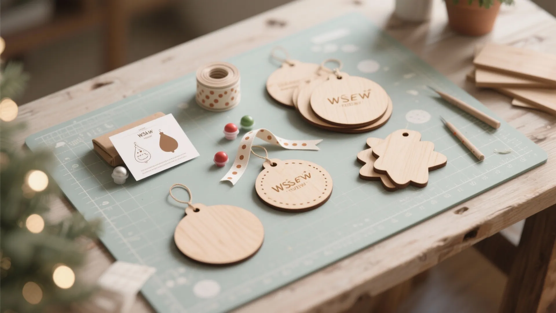 3. DIY ornament or mini-wreath kits