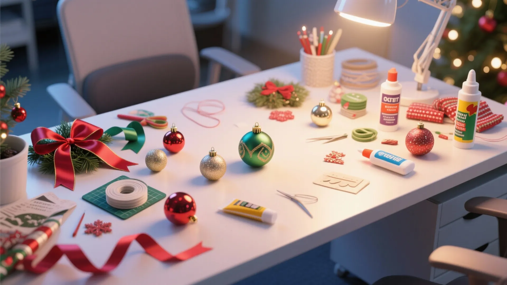 10. DIY Ornament Station