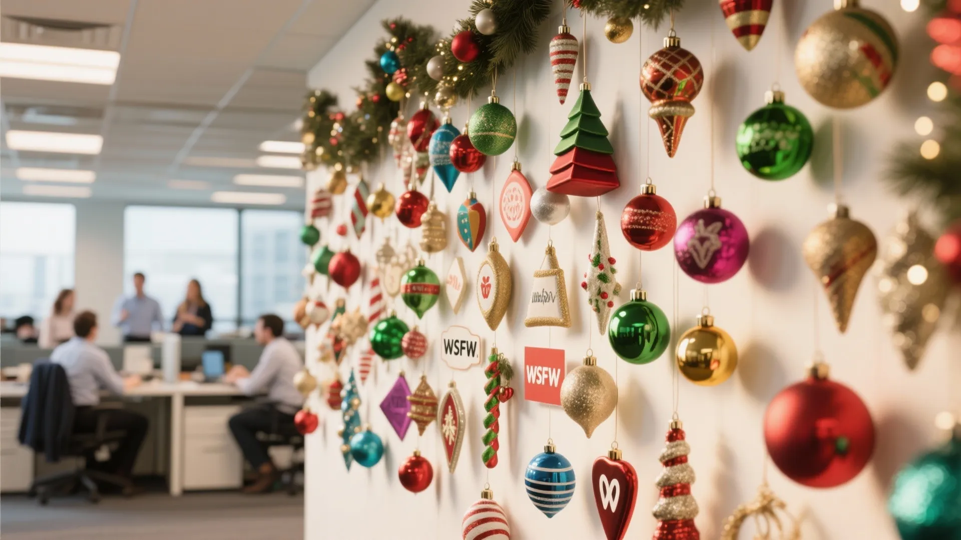 10. DIY Ornament Wall