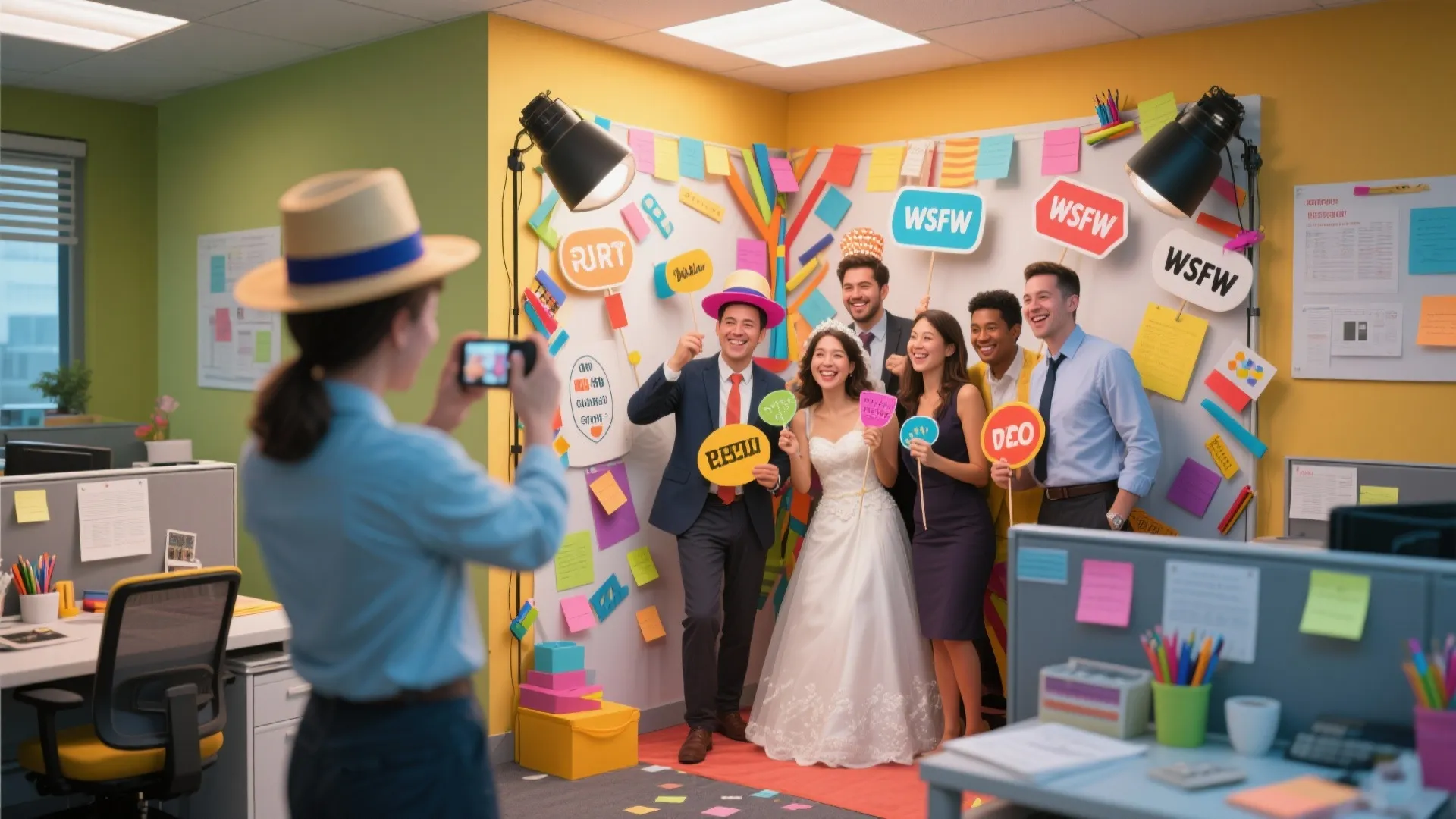 3. DIY Photo Booth Corner