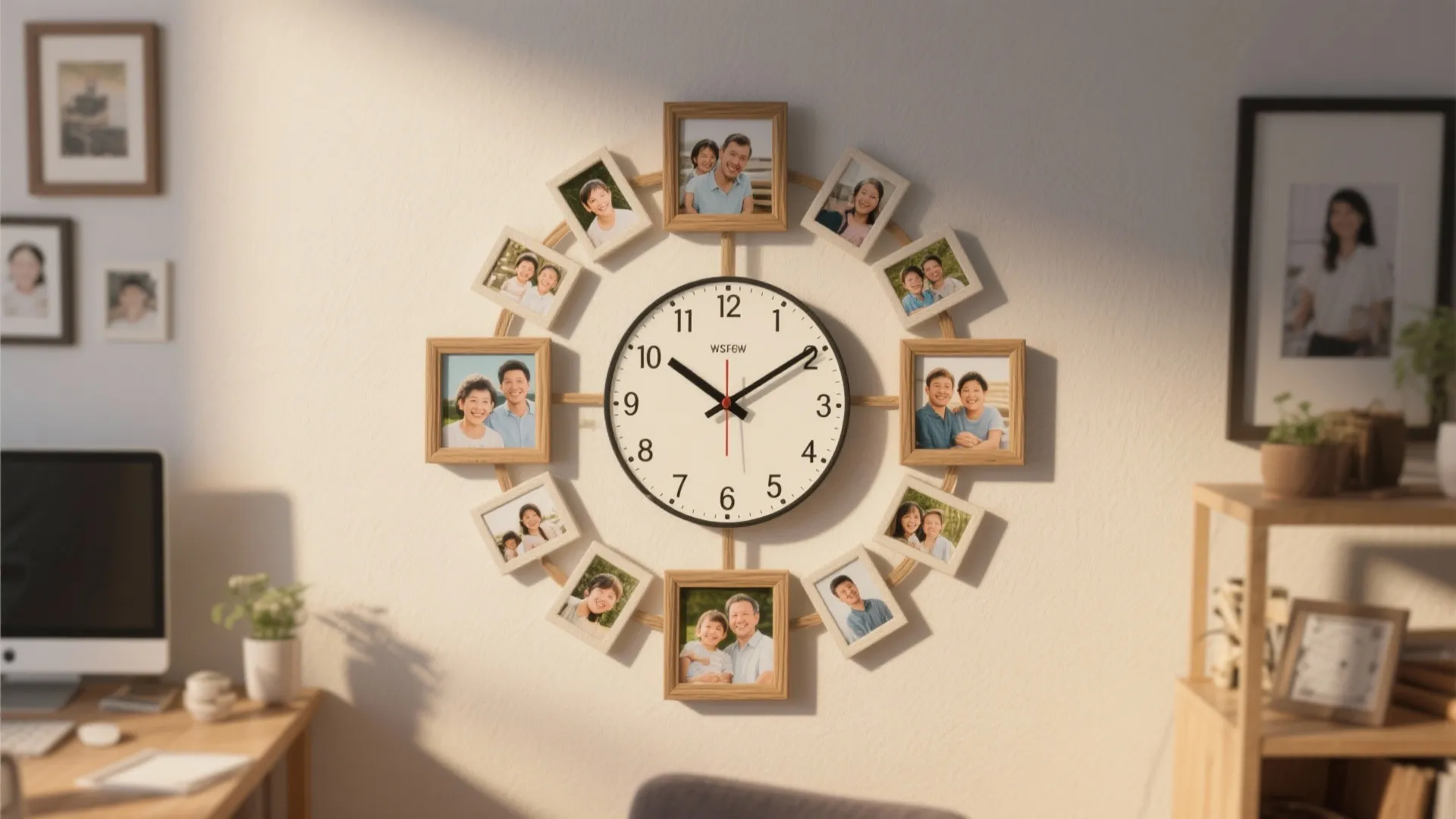 DIY Photo Collage Clock