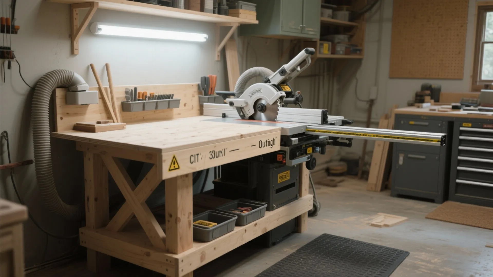 DIY Saw Table: Build Your Own Workbench Easily: 1 Minute to a Safer, Faster DIY Saw Table Setup