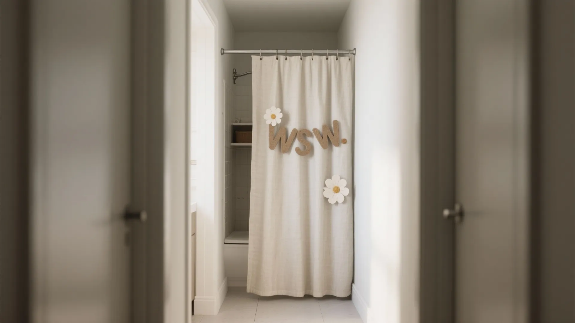 DIY Fabric or Shower-Curtain Backdrop