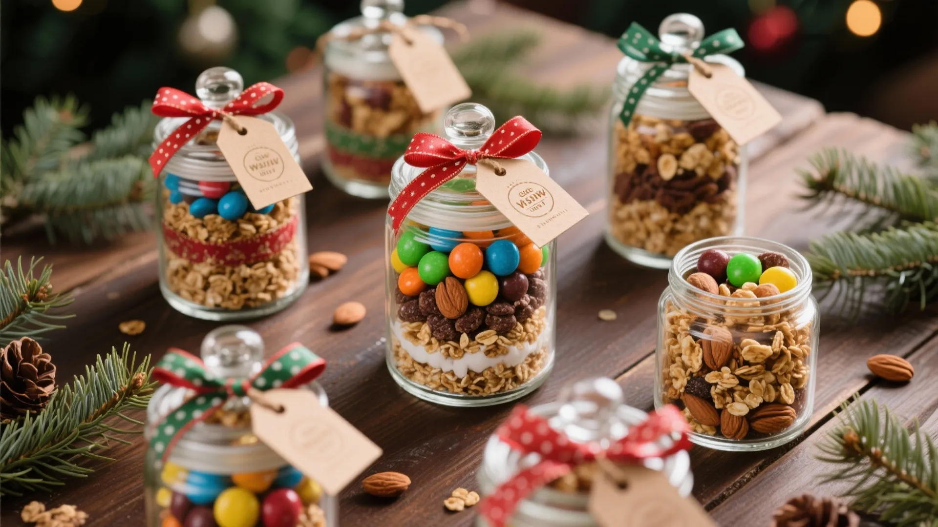 9. DIY Snack Jars