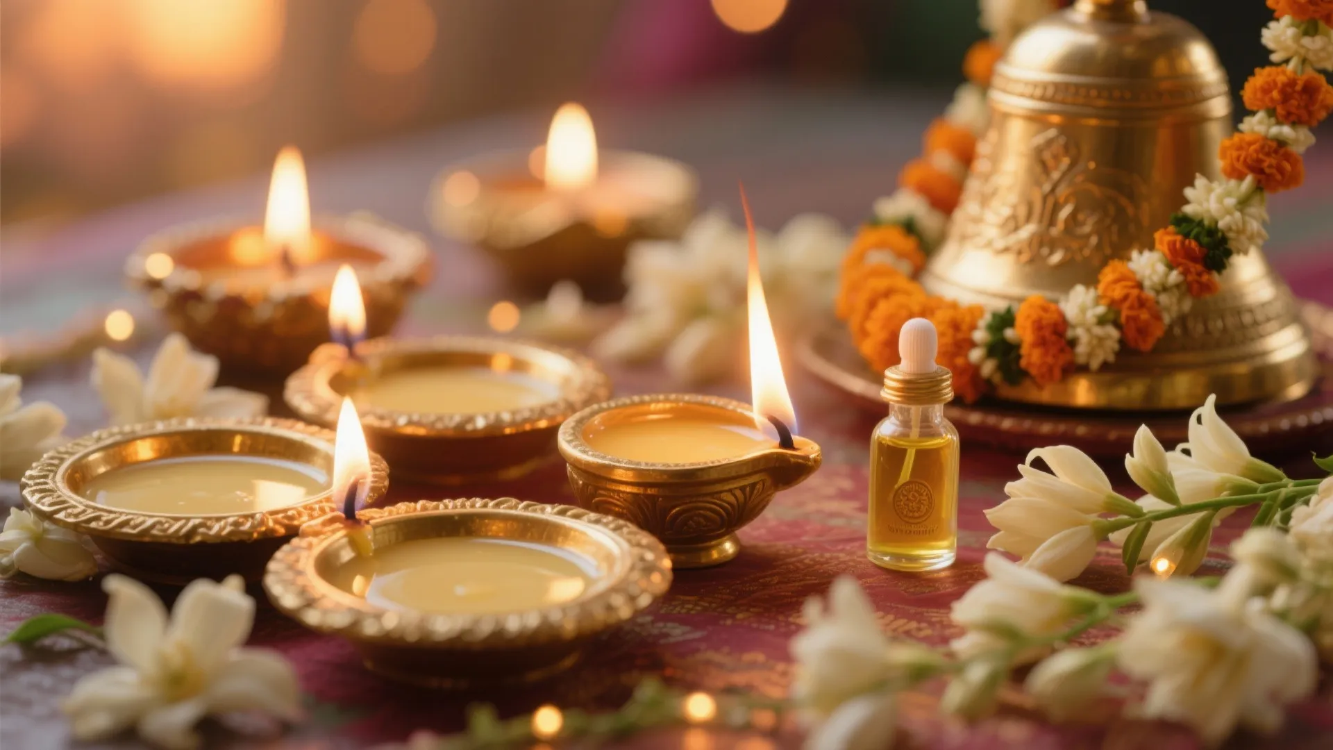 Diyas, Temple Bells, and Safe Scent Layers
