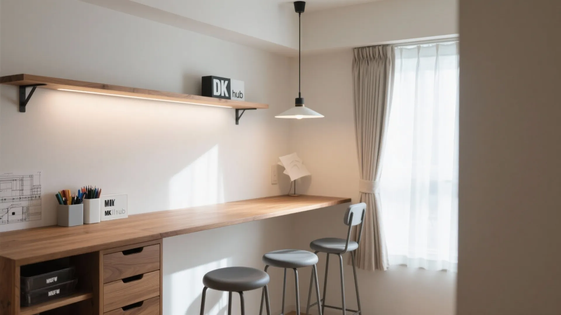 Tips 2: DKを“ハブ”にする家具配置（東京小戸型＋日式風格）