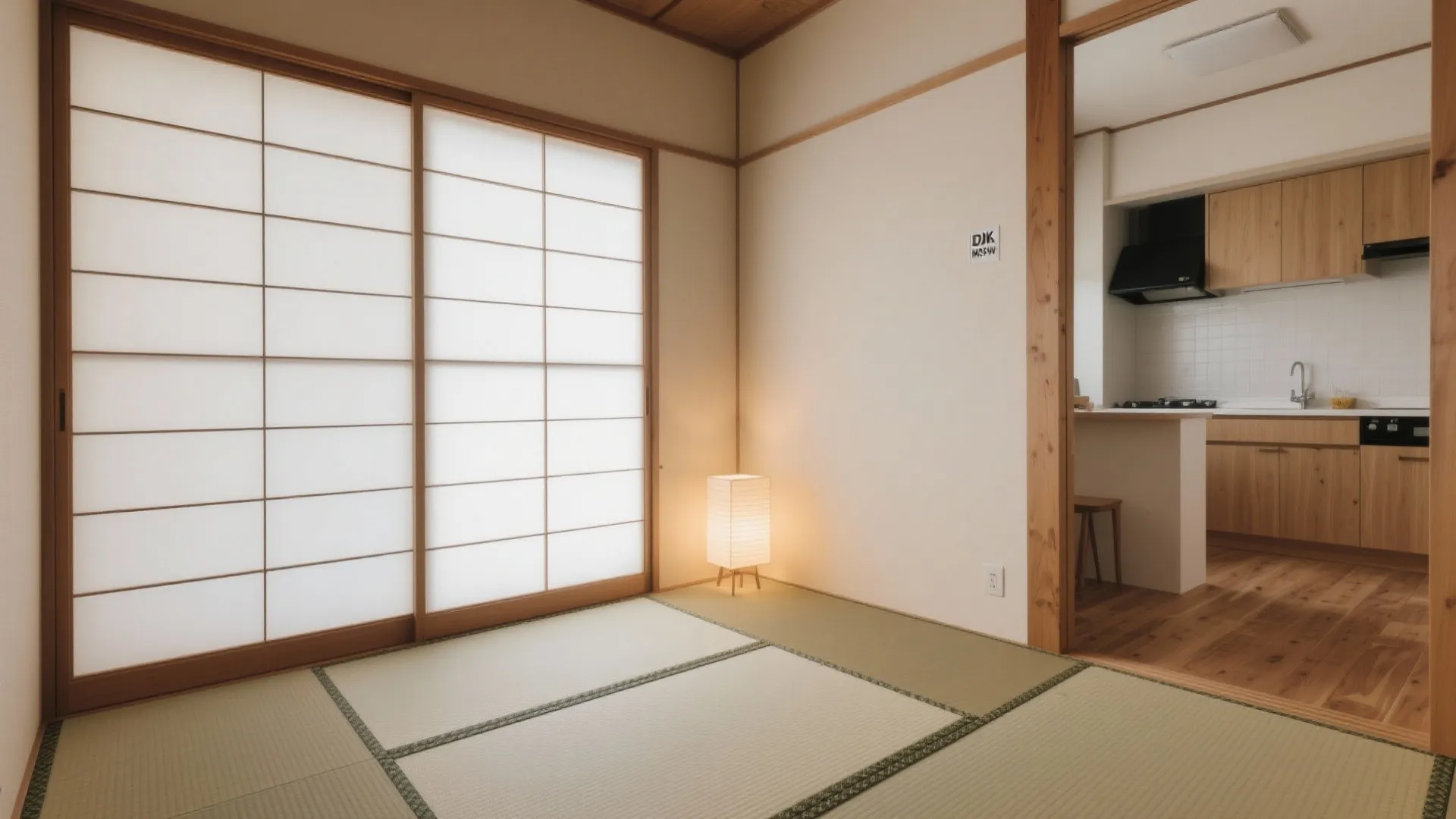 Tips 3: DKと和室のつなぎを“音と光”で調整（日式风格）