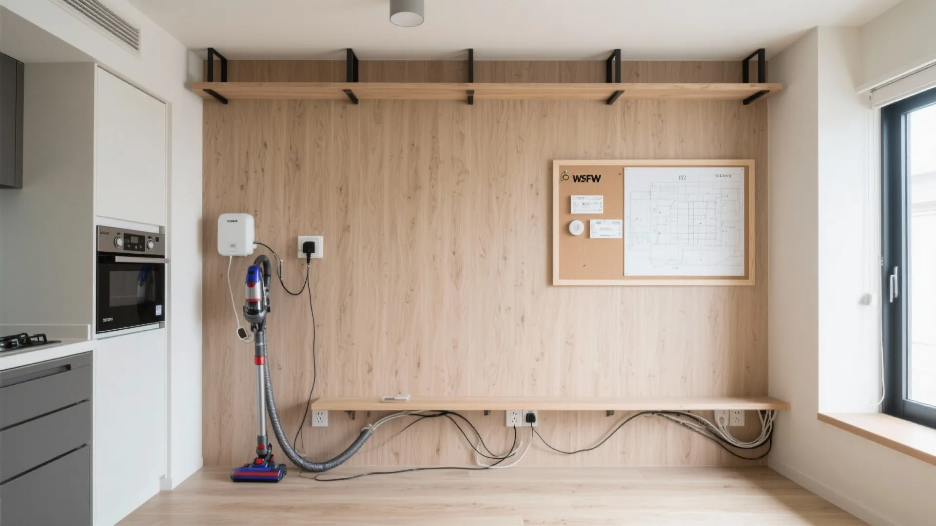 Tips 5: 家電と配線は“DKの1面”に集約する