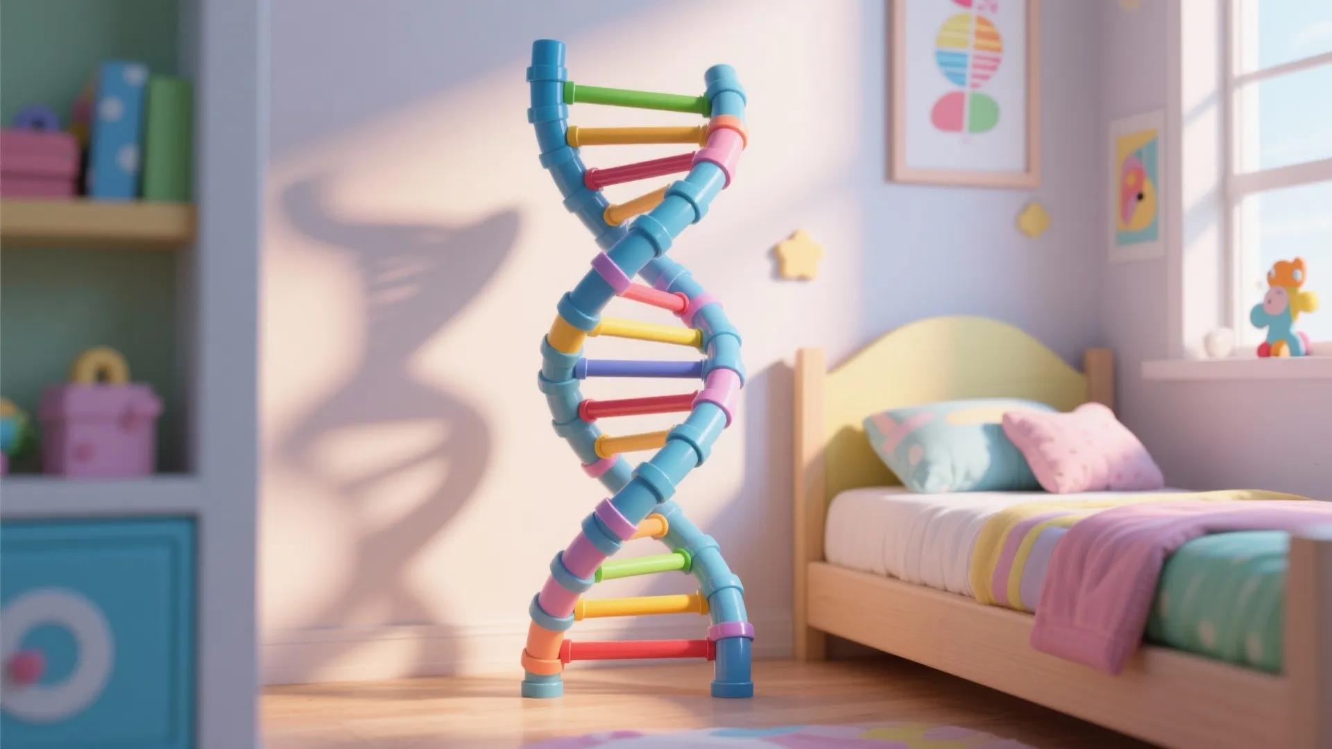 8. DNA Helix Art Installation