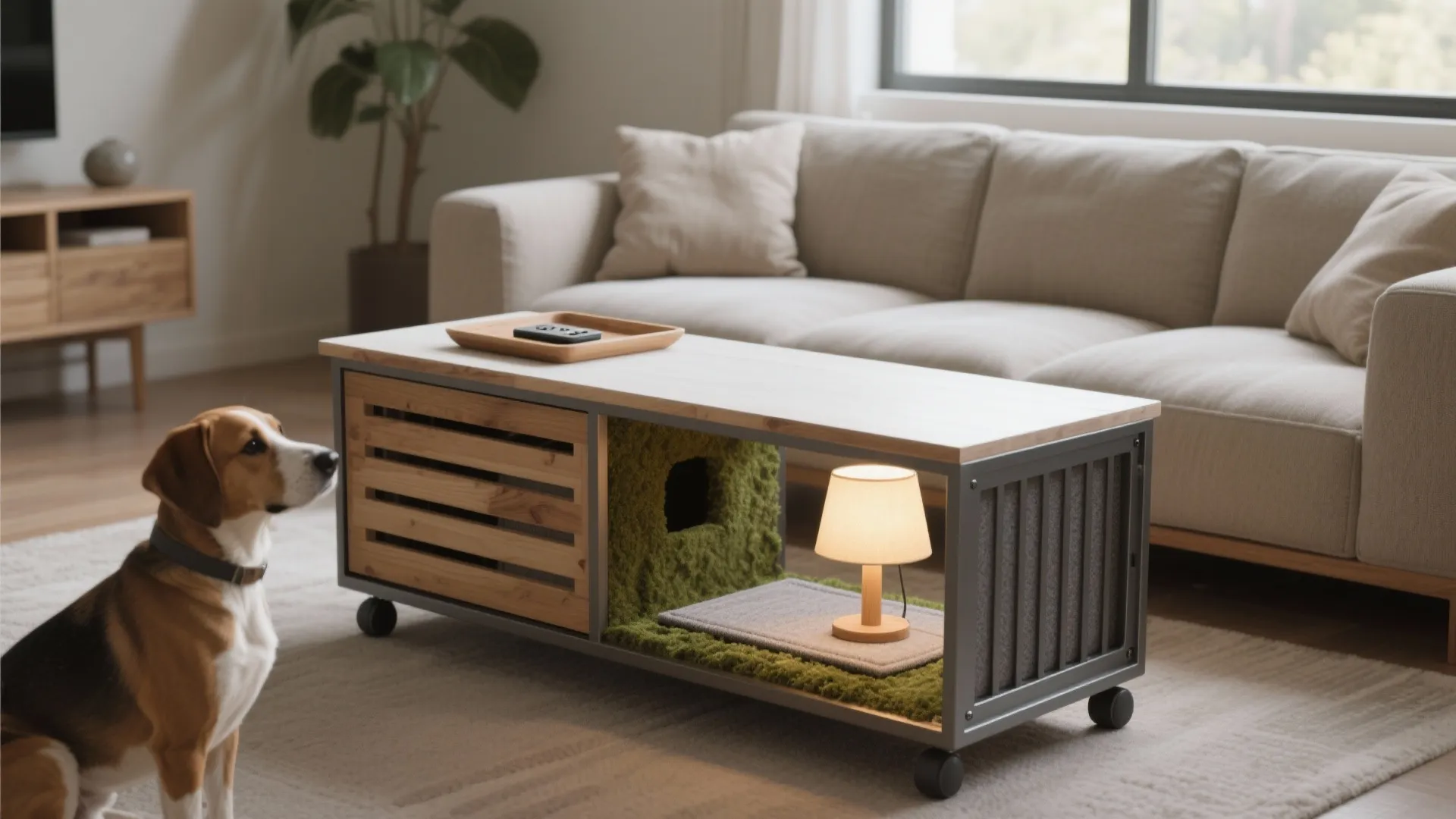 DIY Dog Crate Table: Maximize Space with Style