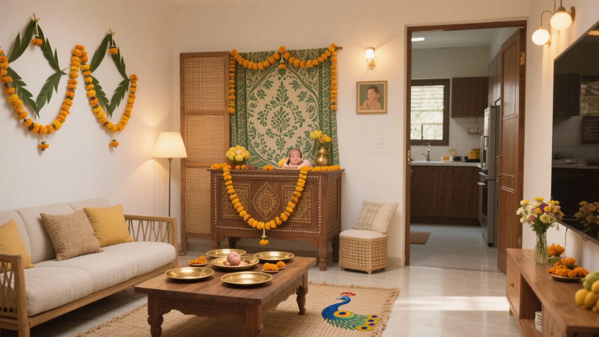5 Marathi Baby Shower Decoration Ideas for Small Homes: My field-tested, budget-smart Marathi baby shower (Dohale Jevan) decor ideas that turn small spaces into soulful celebrations